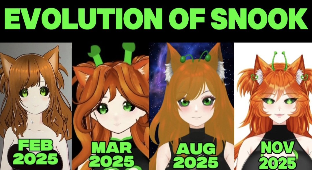 sno0kkums's tweet image. My vtuber model throughout this year! #vtuber #smallvtuber #vtubermodel