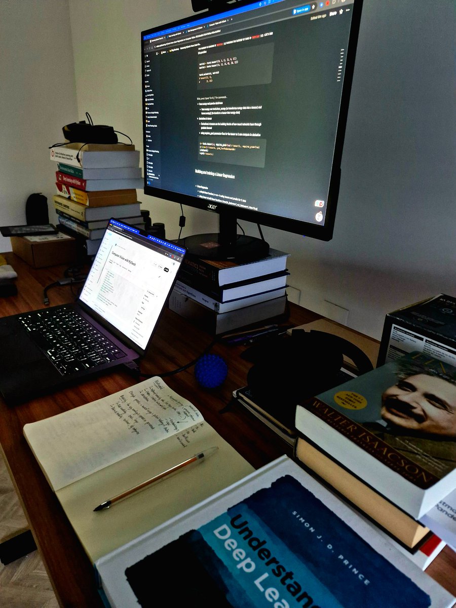 wordsofteekay's tweet image. [ML Grind]

&amp;gt; Working on PyTorch skills: did some computer vision stuff
&amp;gt; Writing: in the middle of the new blogpost about mastering PyTorch
&amp;gt; Applying what I've learned about PyTorch in a new healthcare project: CV for healthcare data
&amp;gt; Made small progress on mathacademy and the…