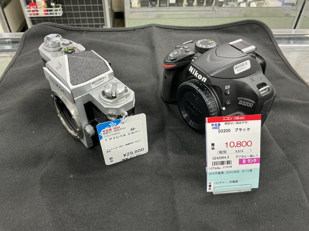 本日の入荷分です😊 Nikonミラーレス一眼Z6Ⅱ、Zfcや 🔰初心者さんにも