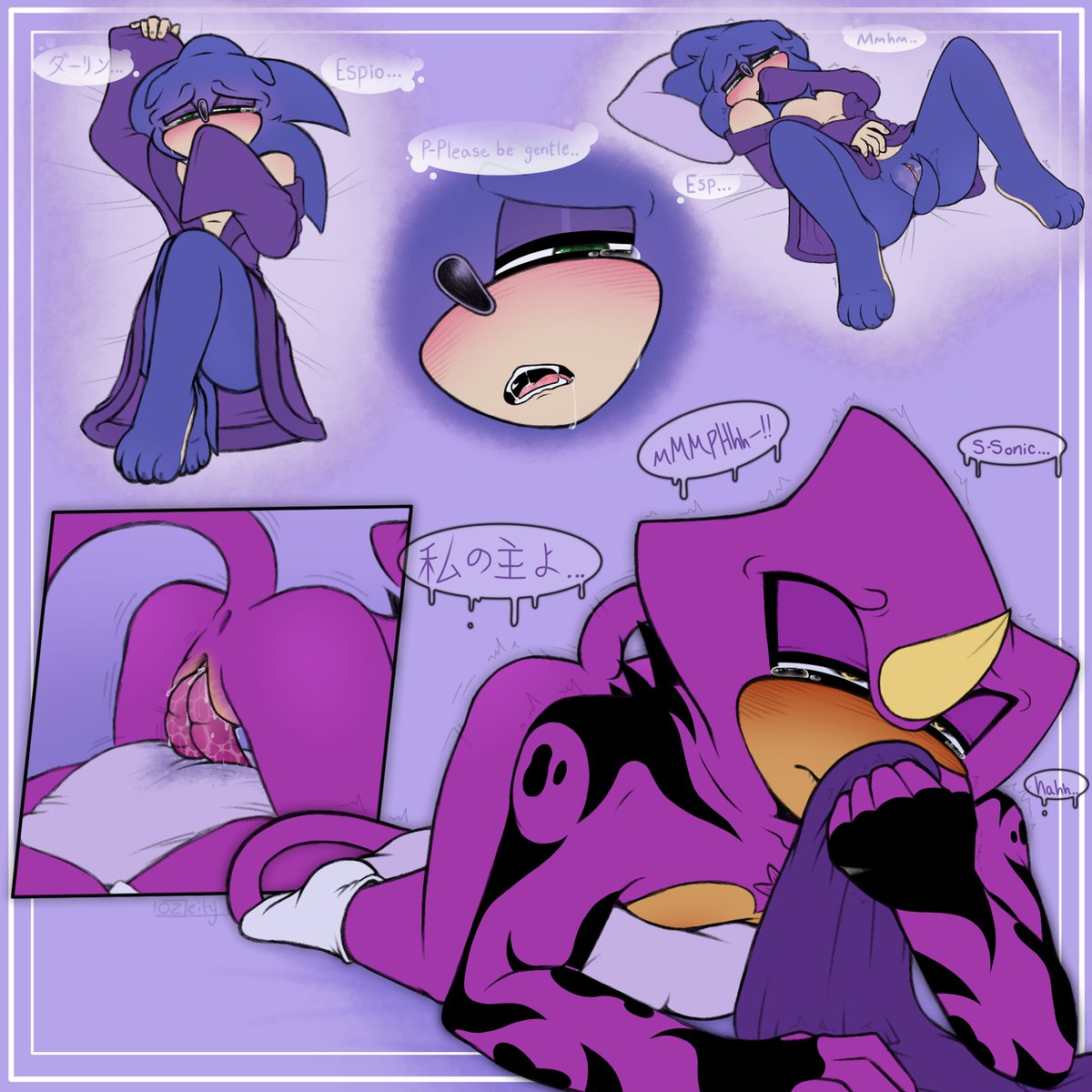 CoffeeSouppp's tweet photo. The people have spoken, and they demanded pillow humping <333

Heres some rare #MafiaAU Espio content for you all

I love this pathetic ass lizard

#espiothechameleon #Espio #SonicTheHedgehog #SONIC #sonicnsfw #espioxsonic #Sonespio #sonicAU #nsfw https://t.co/sVoR32CbDO
