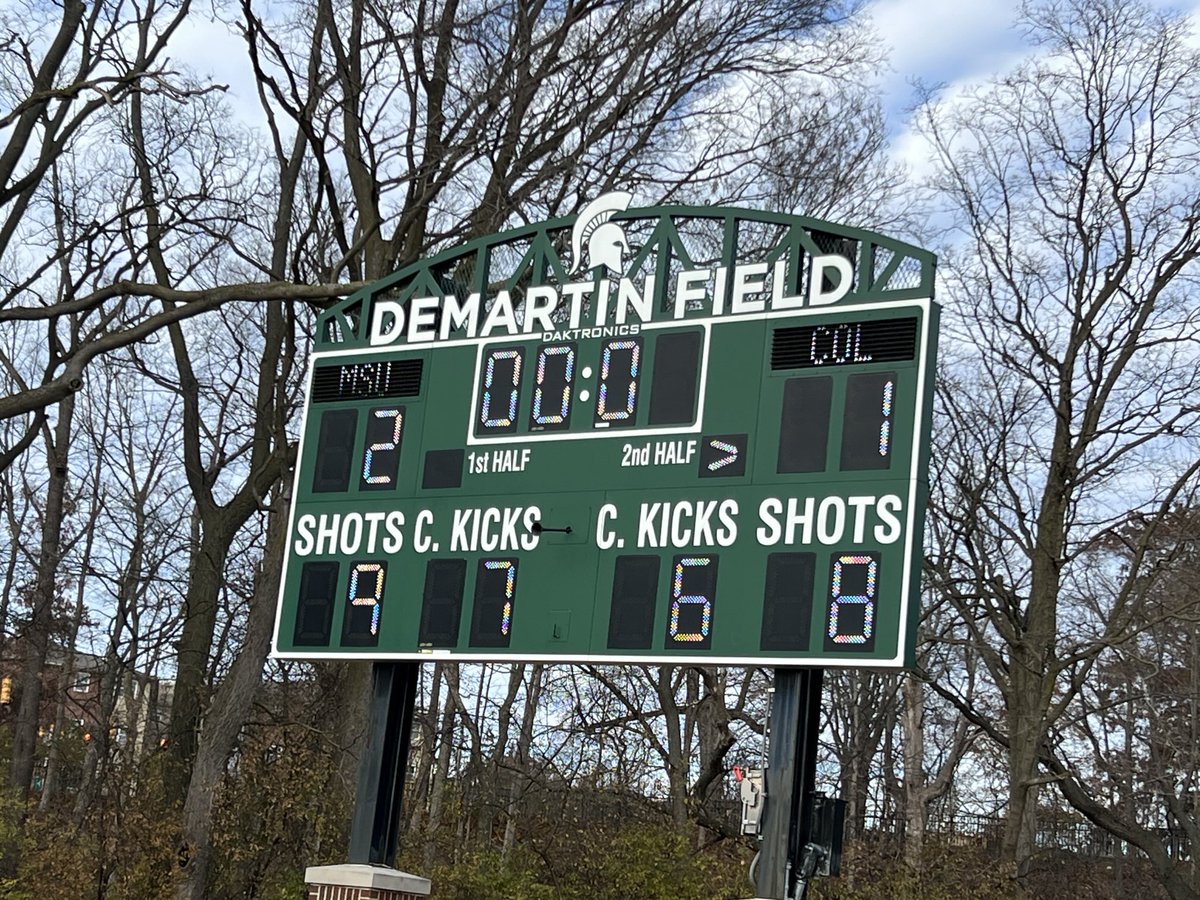 KevinGuskiewicz's tweet image. Lots of excitement today at DeMartin Field as our ⁦@MSU_wsoccer⁩ beats U Colorado 2-1 and advances to the Elite Eight for the first time in program history!  Go Green!!