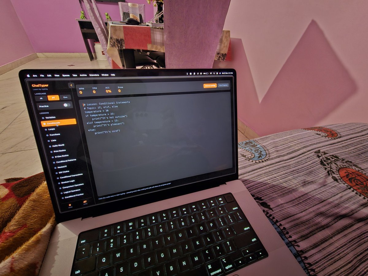 hackxi's tweet image. After using Chai typer i just realised, i don&apos;t remember writing code  thanks to 3 months of claude code max
#Claude #chaiandcode