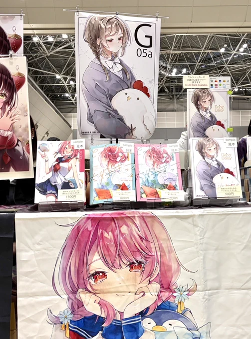 コミティア設営完了いたしました!

G05aにてお待ちしております。
よろしくお願いしますー!🐓 