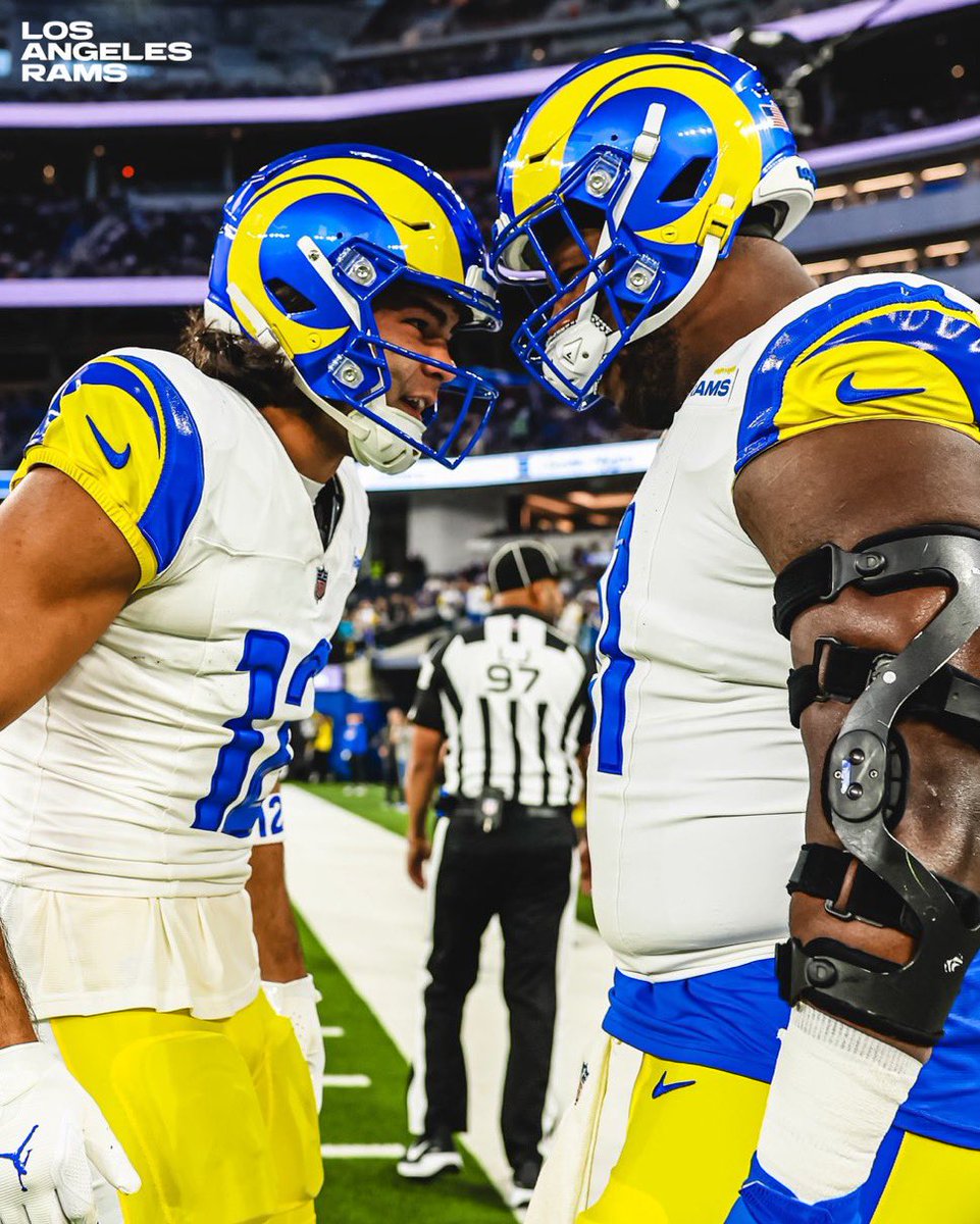 Only tweak I'd make to the Rams modern throwback look is applying the ...