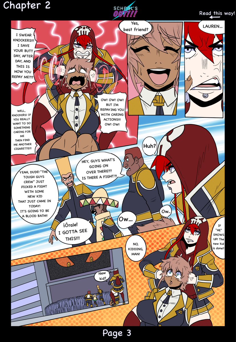 Schools out chapter 2 pages 1-3