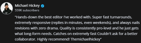 Álan Fontenele - Video Editor tweet media