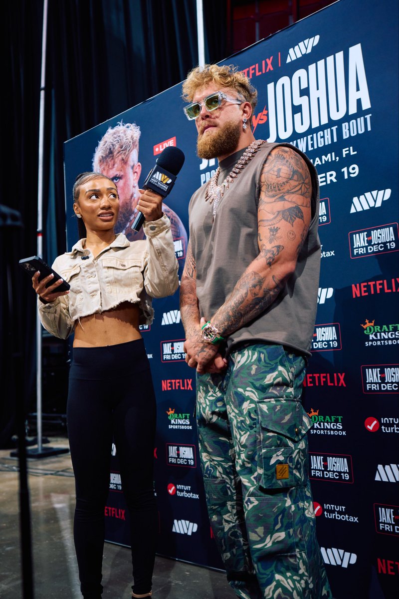 Anthony Joshua vs. Jake Paul press conference🥊 <a href="/MostVpromotions/">MVP - Most Valuable Promotions</a> <a href="/netflix/">Netflix</a>