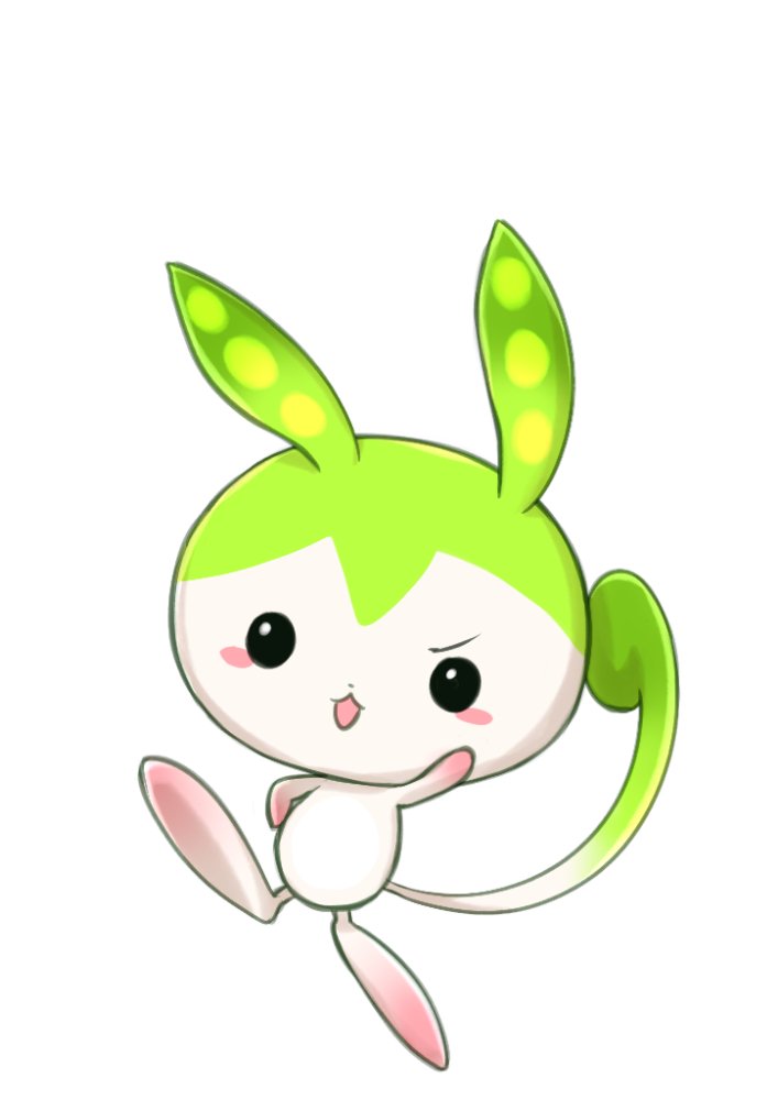 マスコット形態のずんだもんです(〃'▽'〃) #進化の日