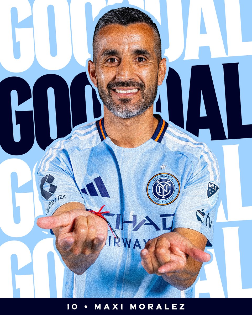 newyorkcityfc's tweet photo. MAXIIIII OPENS THE SCORING ‼️ https://t.co/vUJysrE3Oa