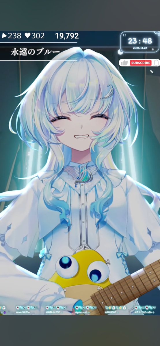 Akkiy31162574's tweet image. やはり、しのぴの弾き語りいいなぁ〜
羊文学の塩塚モエカさんとは、また違った色を出していて、とてもチルエモでした〜(*´꒳`*)

しのちゃん、歌枠配信の度にどんどん上手くなっていくし、無事復活したようで良かった

#幽音しの