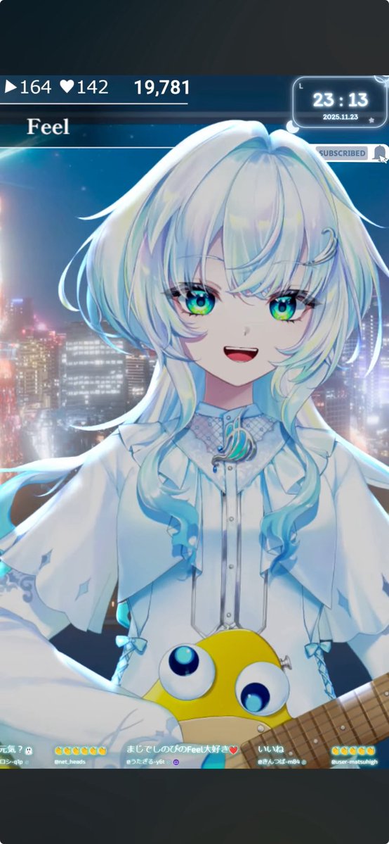 Akkiy31162574's tweet image. やはり、しのぴの弾き語りいいなぁ〜
羊文学の塩塚モエカさんとは、また違った色を出していて、とてもチルエモでした〜(*´꒳`*)

しのちゃん、歌枠配信の度にどんどん上手くなっていくし、無事復活したようで良かった

#幽音しの