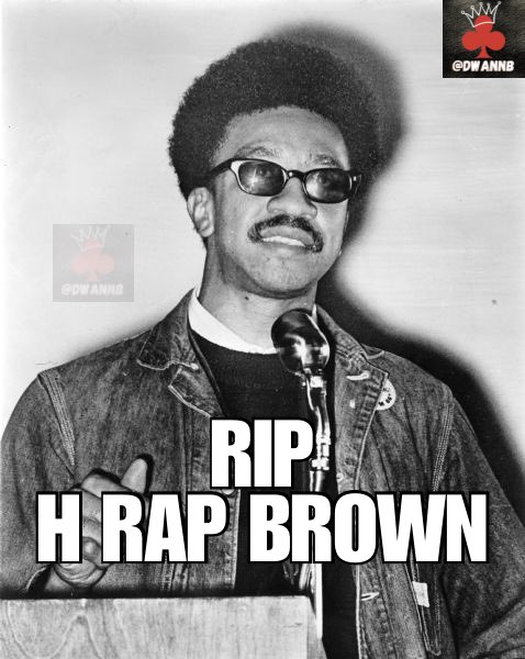 dwannb's tweet image. Rest in peace to H. Rap Brown, Imam Jamil Al-Amin. One of the most important voices in our fight.

The government watched him harder than they watched Dr. King — the sheer amount of files they kept on him says everything about how much they feared his message.

And out of all…