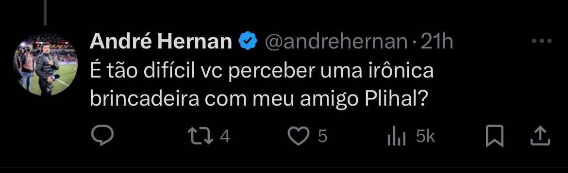 gabrielffc17's tweet image. Pior que tem uma galera que n pegou a ironia do André Hernan.