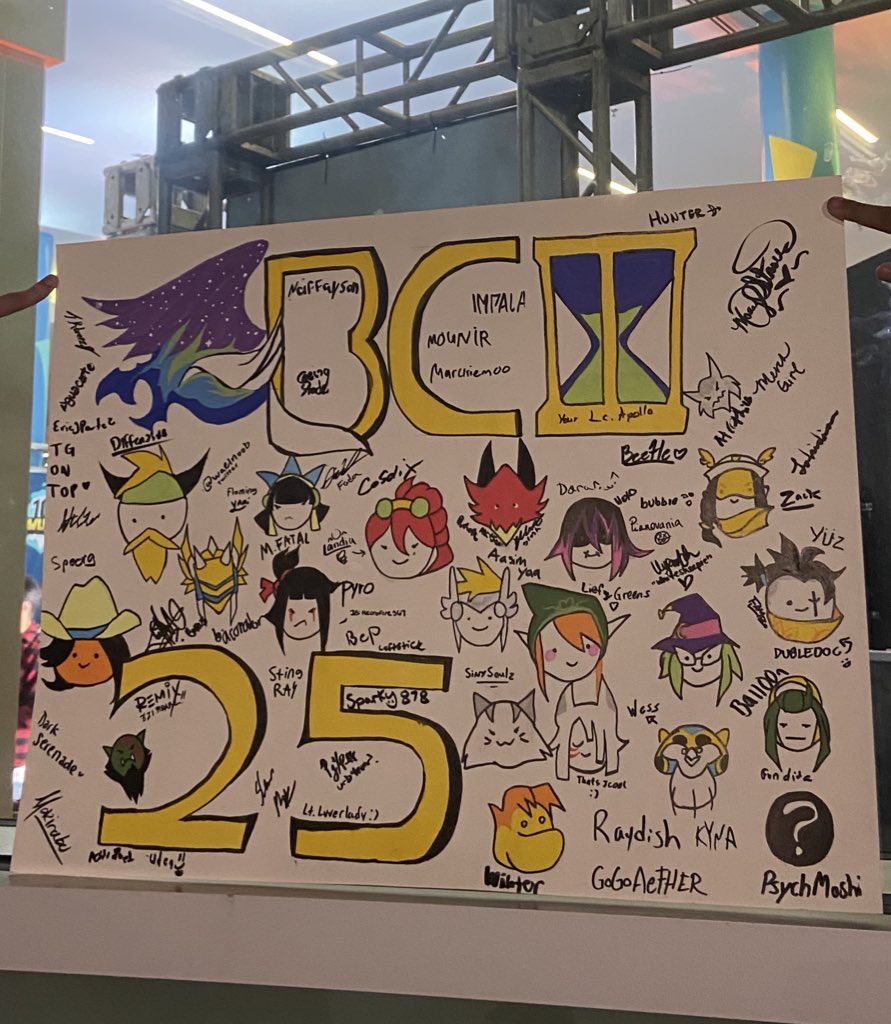 Thank you to everyone who signed my poster!!