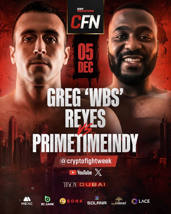 lace_io's tweet photo. 🚨 FIGHT ALERT 🚨

Our very own Product Marketing Manager and part-time Lace intern, @primetimeindy, is stepping into the @CryptoFightWeek ring this December.

He’s not just fighting for pride....he’s fighting for Lace Mobile, which is literally around the corner.

You want swaps? You want that clean UI and your accounts on iOS and Android? Then you'd better cheer loudly. Because if he loses…we’re delaying mobile until Q5.

🗓 DEC 5
📍 DUBAI
📺 Live on X & YouTube