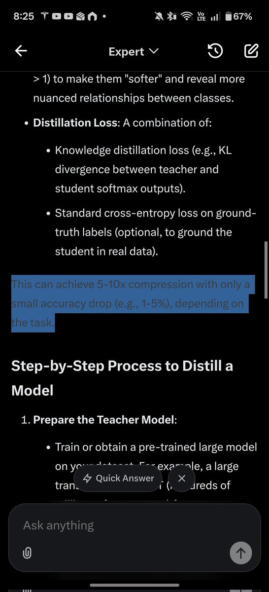 naruto9tail's tweet image. This can achieve 5-10x compression with only a small accuracy drop (e.g., 1-5%), depending on the task.