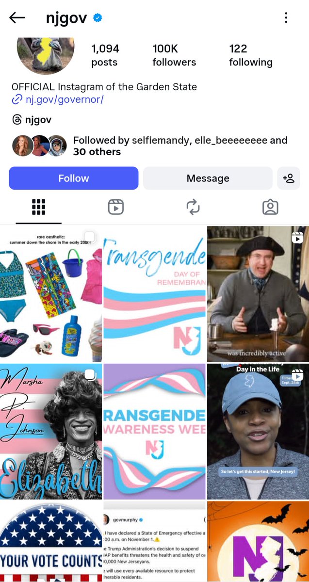 wakeupnj's tweet image. NJ Gov&apos;s Instagram couldn&apos;t even post one thing about Veterans Day but made sure to put not 1, not 2 but 3 posts about Trans

Your priorities are screwed up when you care more about INDOCTRINATION than those that serve our Country

&amp;amp; using OUR tax $ to post this
