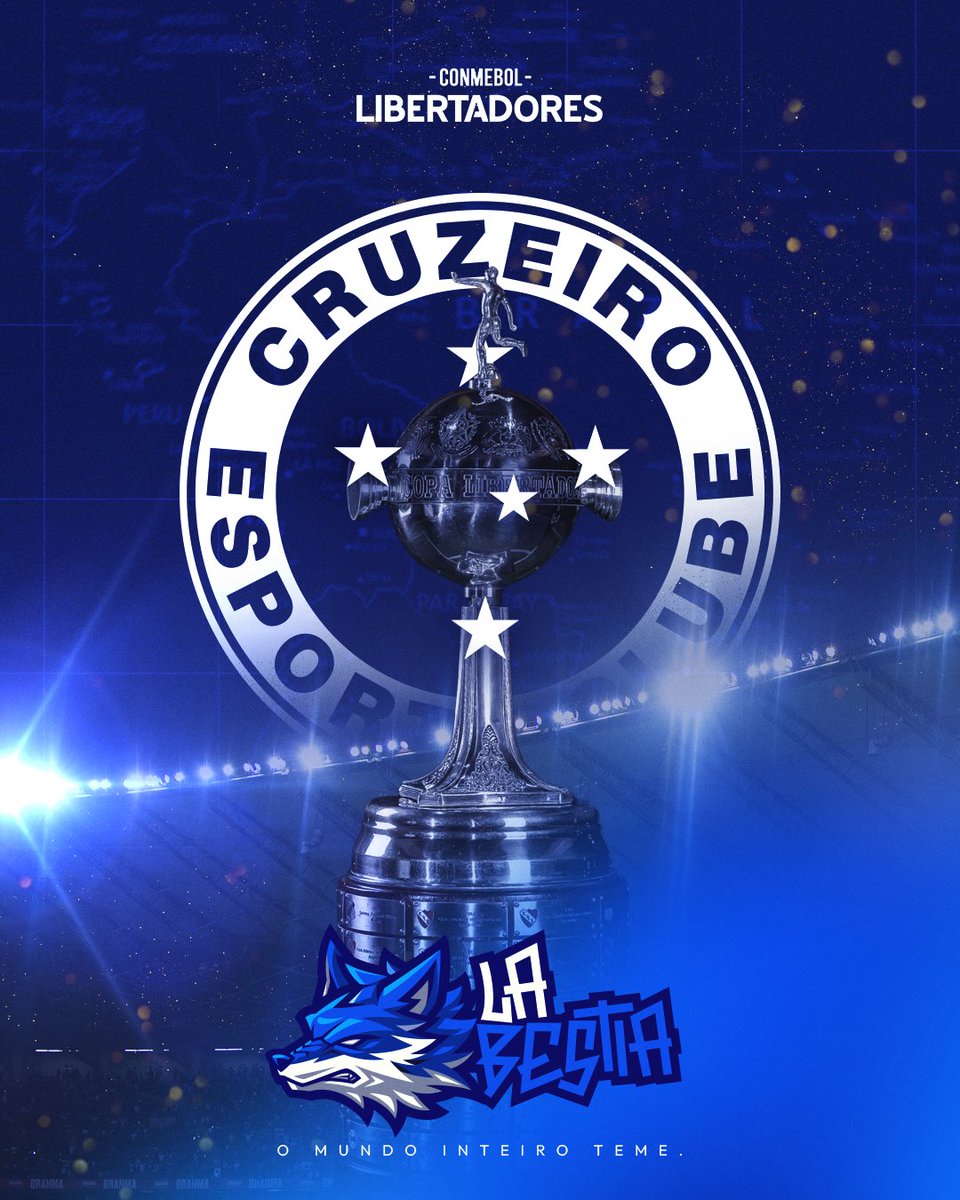 Cruzeiro's tweet image. #LaBestiaNegra tá de volta à @LibertadoresBR!!! 🦊💙

O Cabuloso está classificado e voltará a disputar a competição continental em 2026!!! VAMOS!!!!