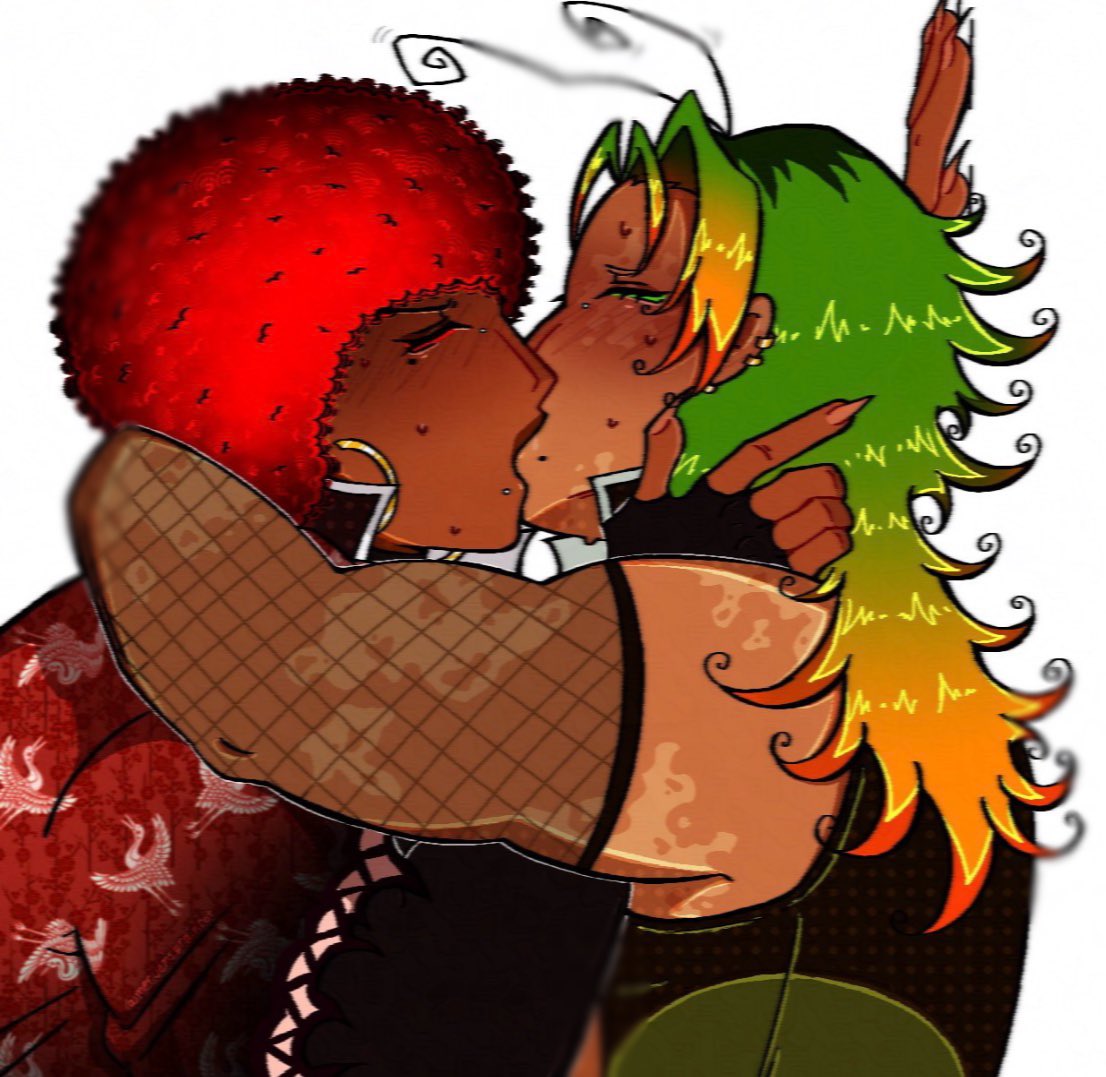 BLOODHASHIR4's tweet image. 📰 ASAHI 8PM NEWS REPORT — RIKO AND JUNI? POSSIBLE RELATIONSHIP ⁉️ 

A concerned slayer who chooses to remain anonymous caught a scandalous photo of both Riko and Juni making out! 

The slayer was in a rush while taking the picture so please excuse the blurry spots!