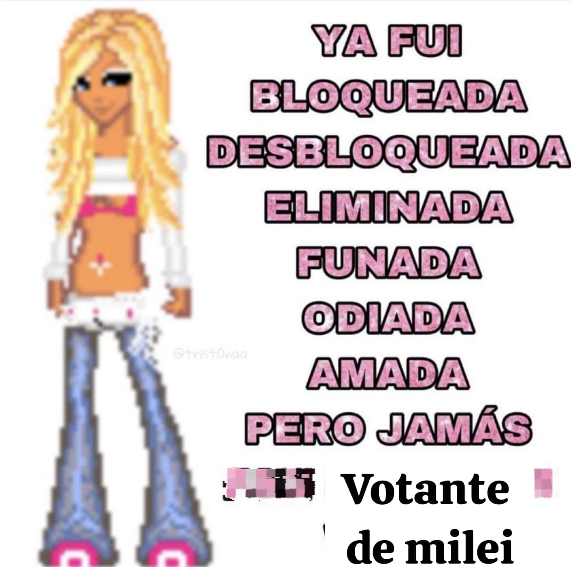 A mi no me anden difamando