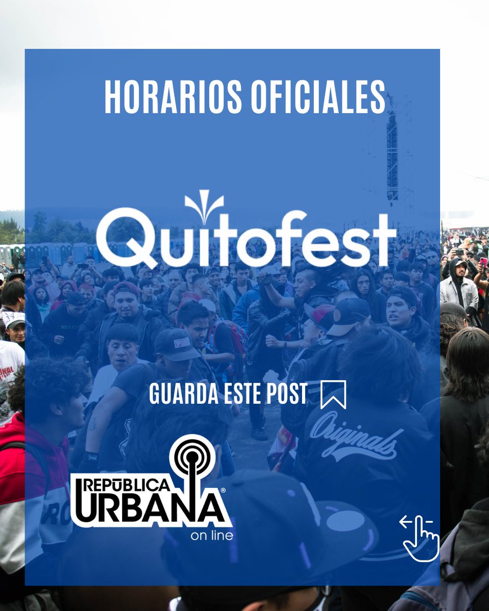 republica_urban's tweet photo. 🎸🔥 ¡YA ESTÁN AQUÍ LOS HORARIOS OFICIALES DEL #Quitofest2025! 🔥🎸
Prepárate para vivir 3 días de pura música, energía y cultura 💥✨
📅 Marca tu calendario, arma tu crew y no te pierdas ni un solo show 🤘
Porque este año el festival viene con todo y tú tienes que estar ahí 🖤 https://t.co/DO0gmUBiE1