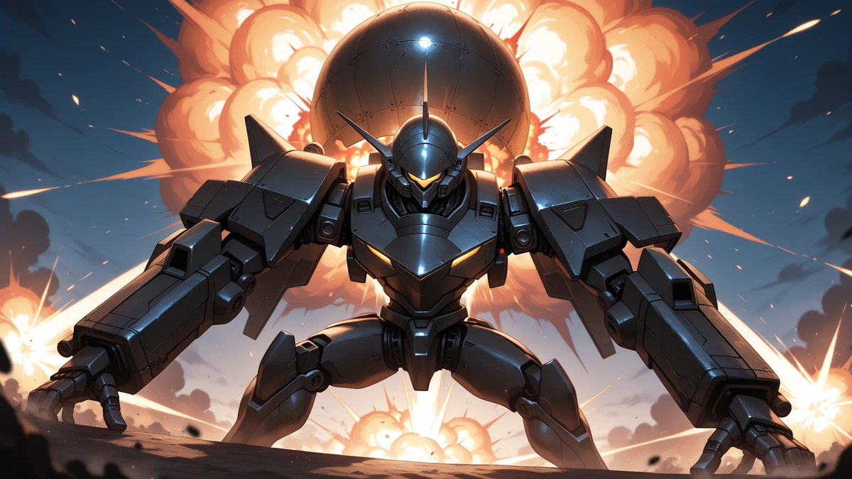 Exesion_Aiart's tweet image. #失敗は成功のもと
#AIイラスト 

ドーム状の爆発を生成して欲しかったのに、ドームを爆発させてどうする_(:3」∠)_