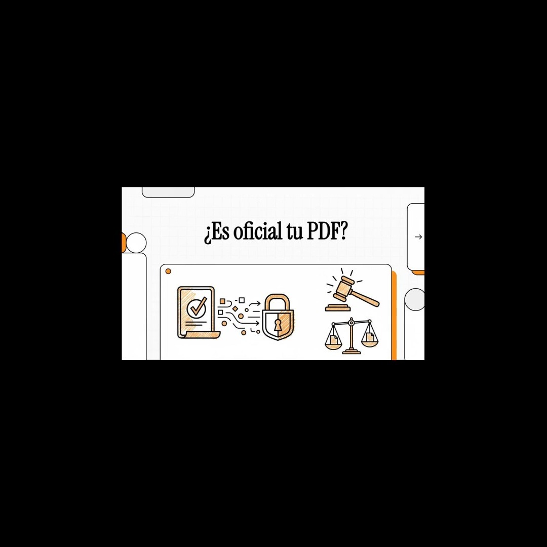 ¿Te han enviado un PDF “importante” por correo? Un contrato, un certificado, una autorización… y te preguntas: ¿cómo sé que es auténtico y que nadie lo modificó?

La respuesta jurídica y técnica es una sola: firma electrónica.

🧩 No es una imagen pegada de tu rúbrica.
Una fir…