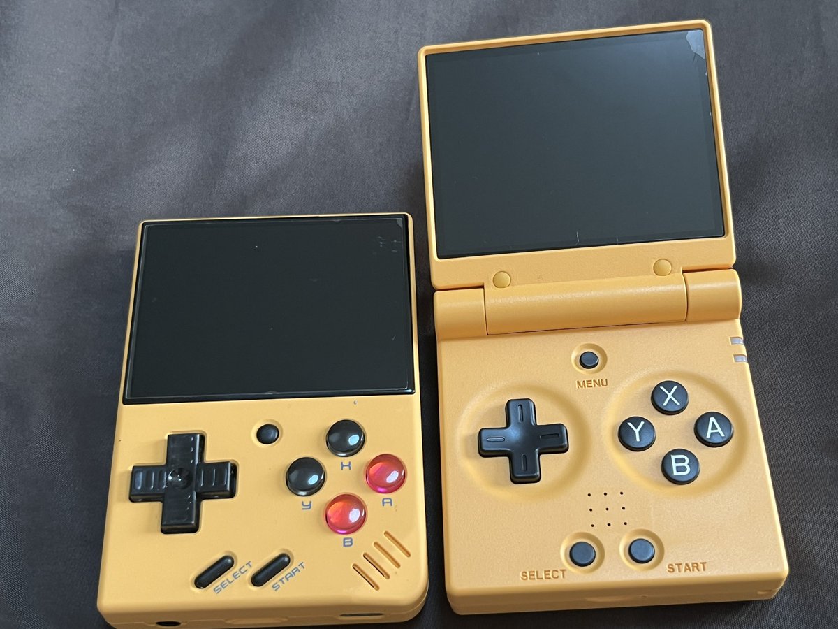 miyoo mini flip届いた！これはキャワワだわ！ 色味もミヨミニイエロー