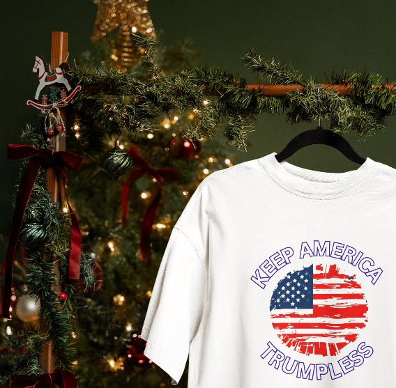 bliss24seven's tweet photo. Gift Keep America #TrumpLess Pro-#Justice American Flag T-shirt for the Anti-Trump Movement Patriotic Resist Trump Social Justice Political Tee by #bliss24seven: https://t.co/FHgOZVZ196 https://t.co/RhyWV5GYwk