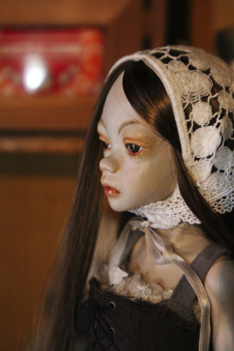 m a c e r i e Ⅸ」 人形作家の土谷寛枇さんによる少女人形。 約39