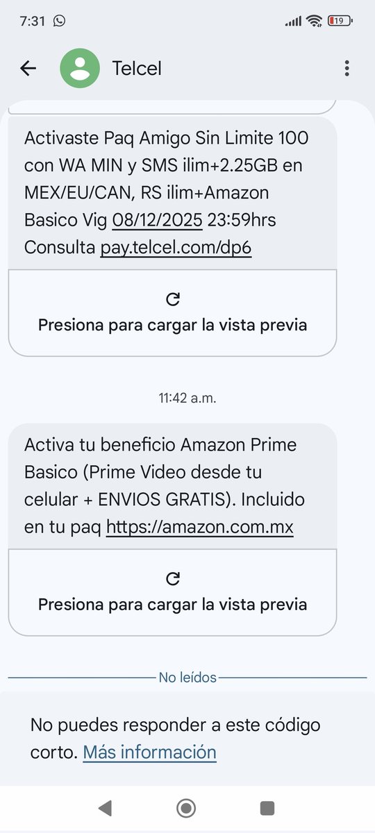 LuisVtz's tweet photo. @Profeco hoy hice una recarga con @telcel solo pedí dos uber. Revise mi FB, subí un estado a WA. Que se supone son apps qué están dentó del paquete de la recarga. Al querer hace un pedido en didi se agotaron los datos y no me dan una repuesta clara de que paso. Que puedo hacer? https://t.co/YsWcynFknD