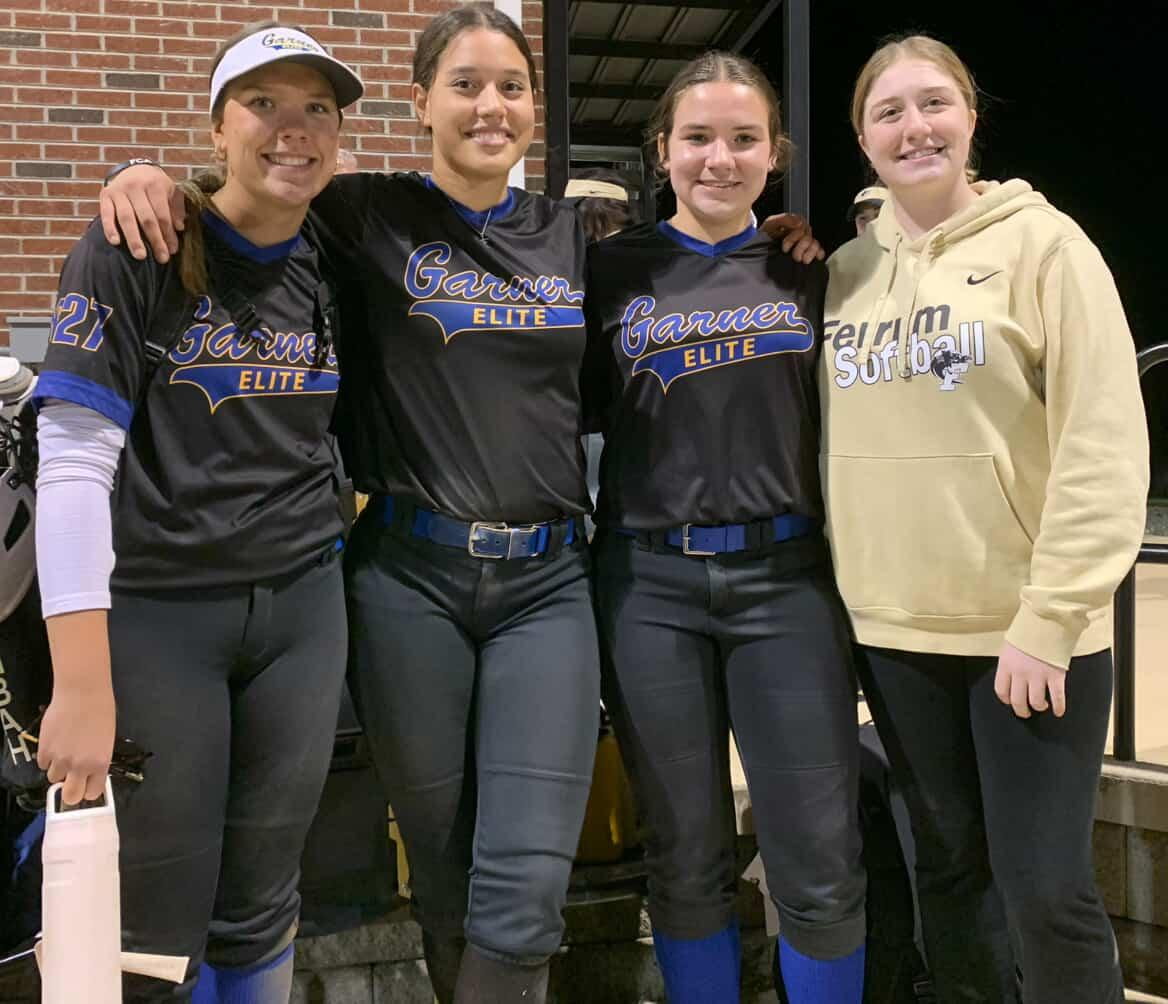 Got to see these ballers tonight at the <a href="/softballferrum/">Ferrum Softball</a> camp! Miss my <a href="/garnerelite06/">Garner Elite 06 Showcase</a> girls! #keepgrinding #keepgrowing <a href="/KevinRadford10/">Kevin Radford</a> <a href="/Coachjosh8/">coach josh 🥎</a> 🖤💛🥎💙💛