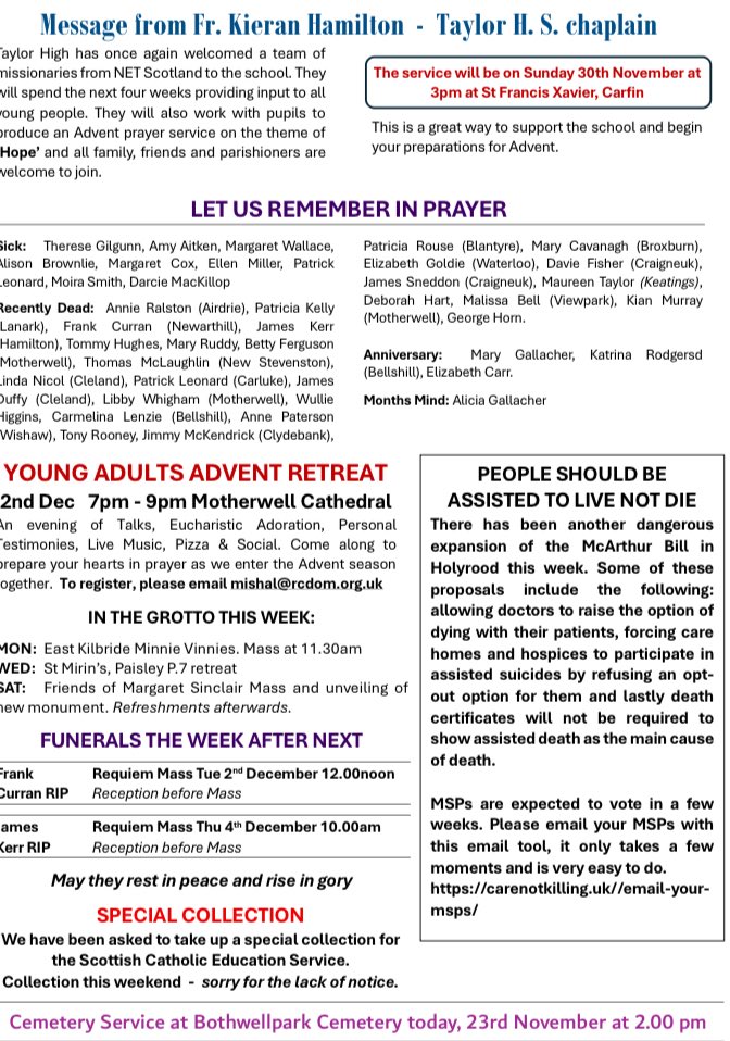 Newsletter for Christ The King.