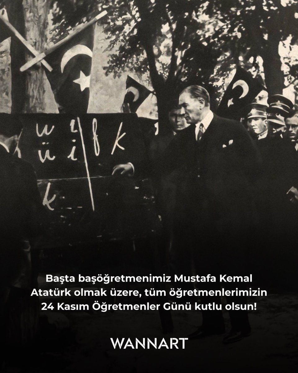 "Öğretmenler; yeni nesli, Cumhuriyetin fedakar öğretmen ve eğitimcilerini, sizler yetiştireceksiniz ve yeni nesil, sizin eseriniz olacaktır."

Başta başöğretmenimiz Mustafa Kemal Atatürk olmak üzere, tüm öğretmenlerimizin 24 Kasım Öğretmenler Günü kutlu olsun!
