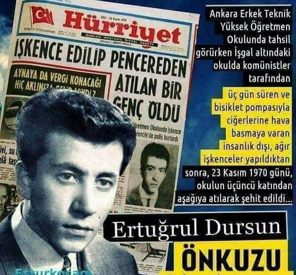 ÜLKÜCÜ ŞEHİDİMİZ..! 
🇹🇷#ErtuğrulDursunÖnkuzu🇹🇷 
Ruhu Şad, Mekanı Cennet Olsun.
Biz sizlerden razıyız, yeterki siz haklarınızı helal edin.

(#UzmanÇavuş #ÇRSvFB #ÖmerBereketoğlu Levent #Sahtekarlar Kırmızı #CBAGSyeAdilEK 2024 KPSS 24 Kasım'da Asensio
