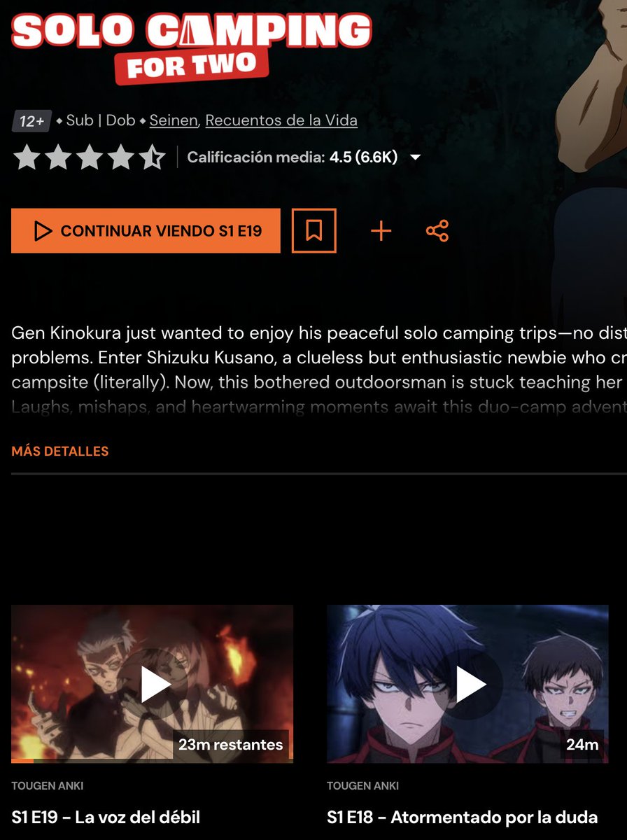 Cranorve's tweet photo. literal ¿que está pasando @crunchyroll_la ? https://t.co/VDHenW0vAh