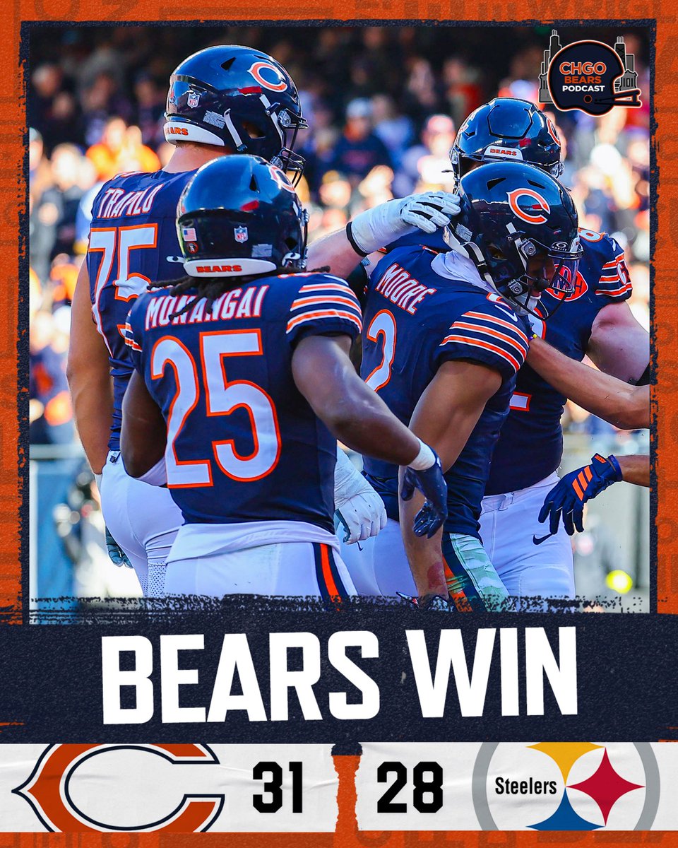 VICTORY FORMATION FOR THE CHICAGO BEARS‼️