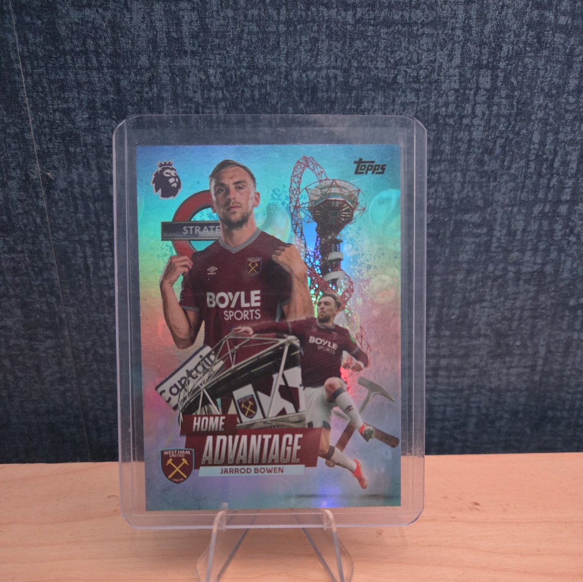 WHUmemorabilia's tweet image. Jarrod Bowen Home Advantage Case Hit  Topps Premier League 2025/2026 West Ham

£20.95 currently

8 bids

Ends Mon 24th Nov @ 4:51pm

ebay.co.uk/itm/2977700105…

#ad #whu #whufc #coyi