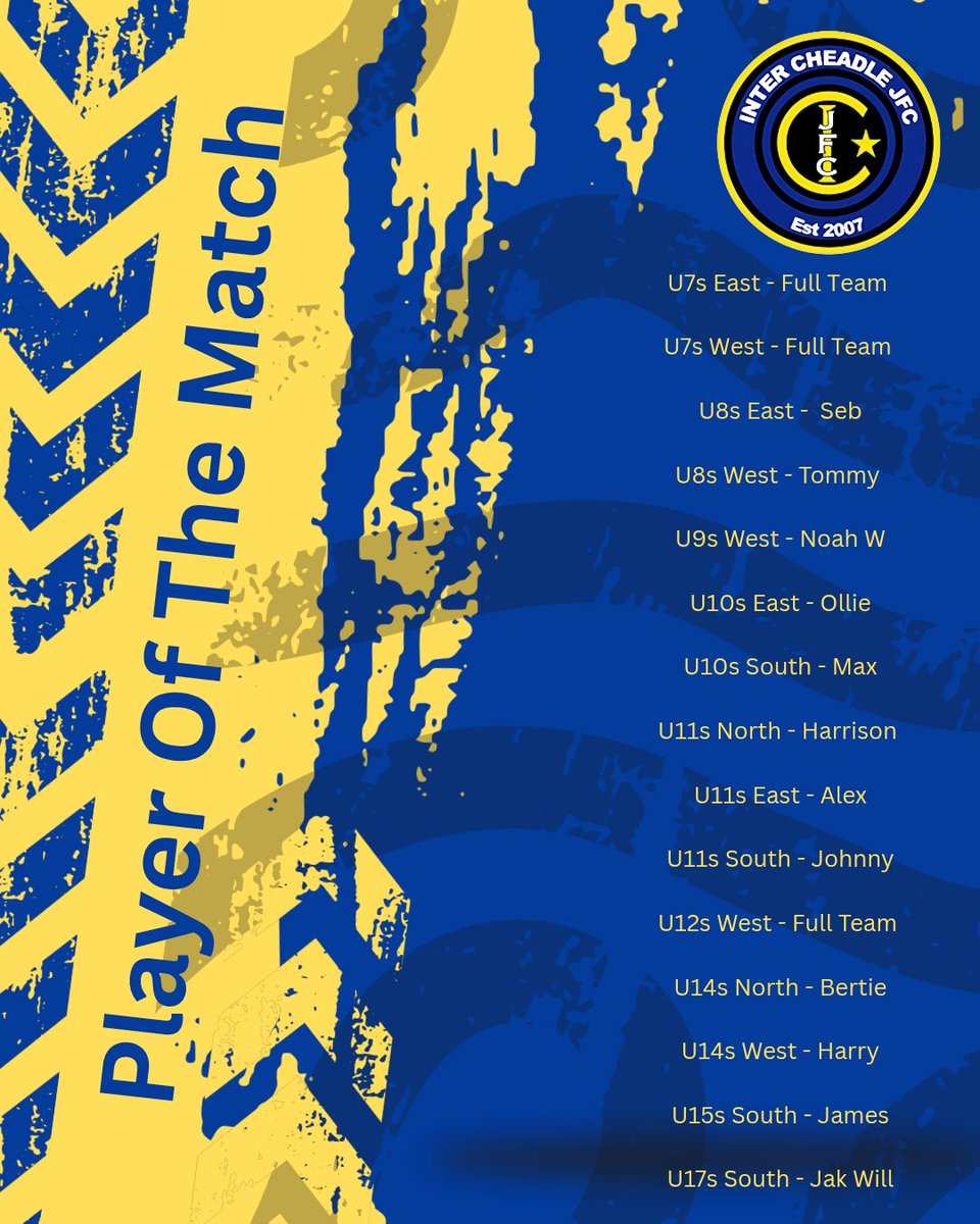 Inter Cheadle JFC tweet media