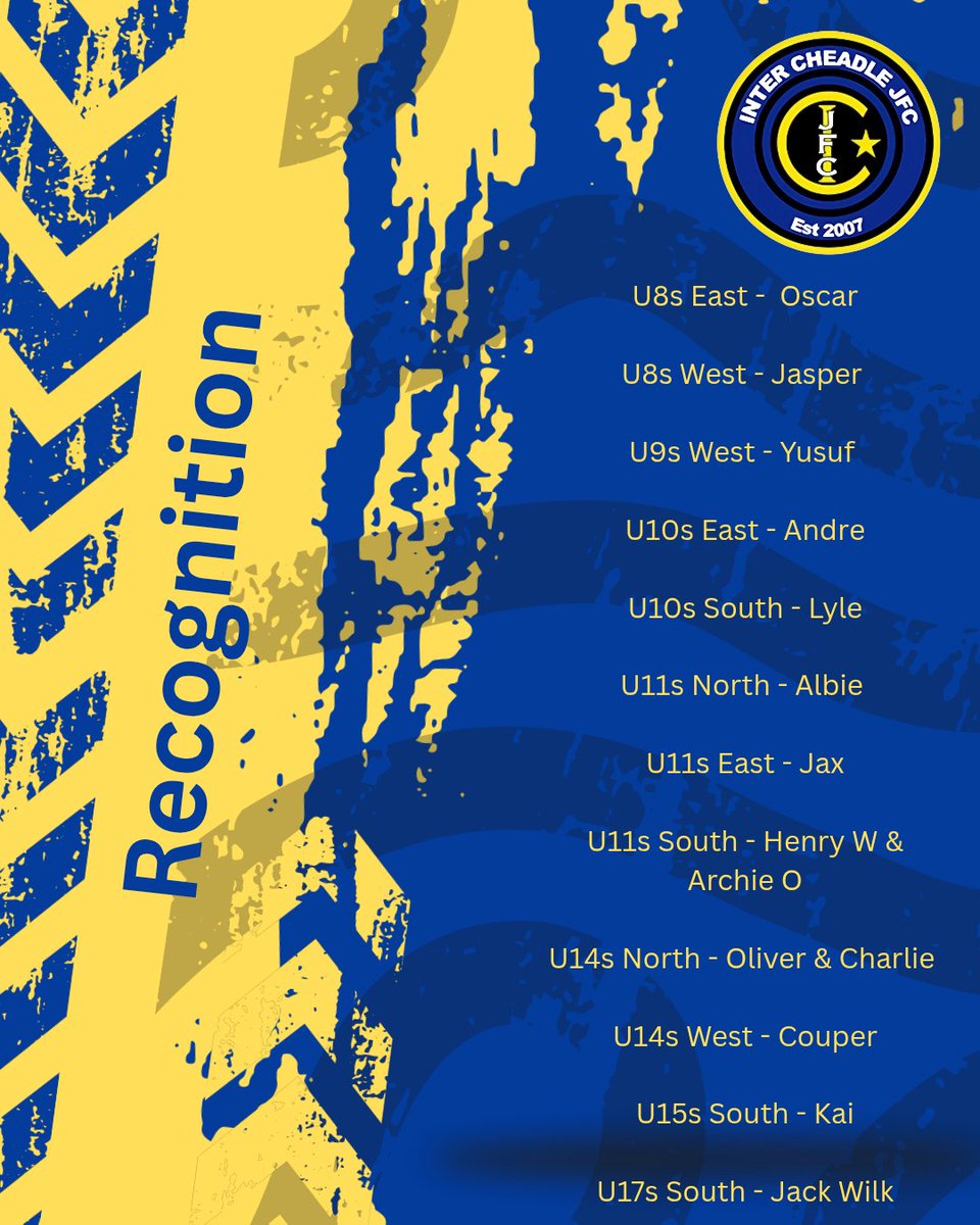 Inter Cheadle JFC tweet media