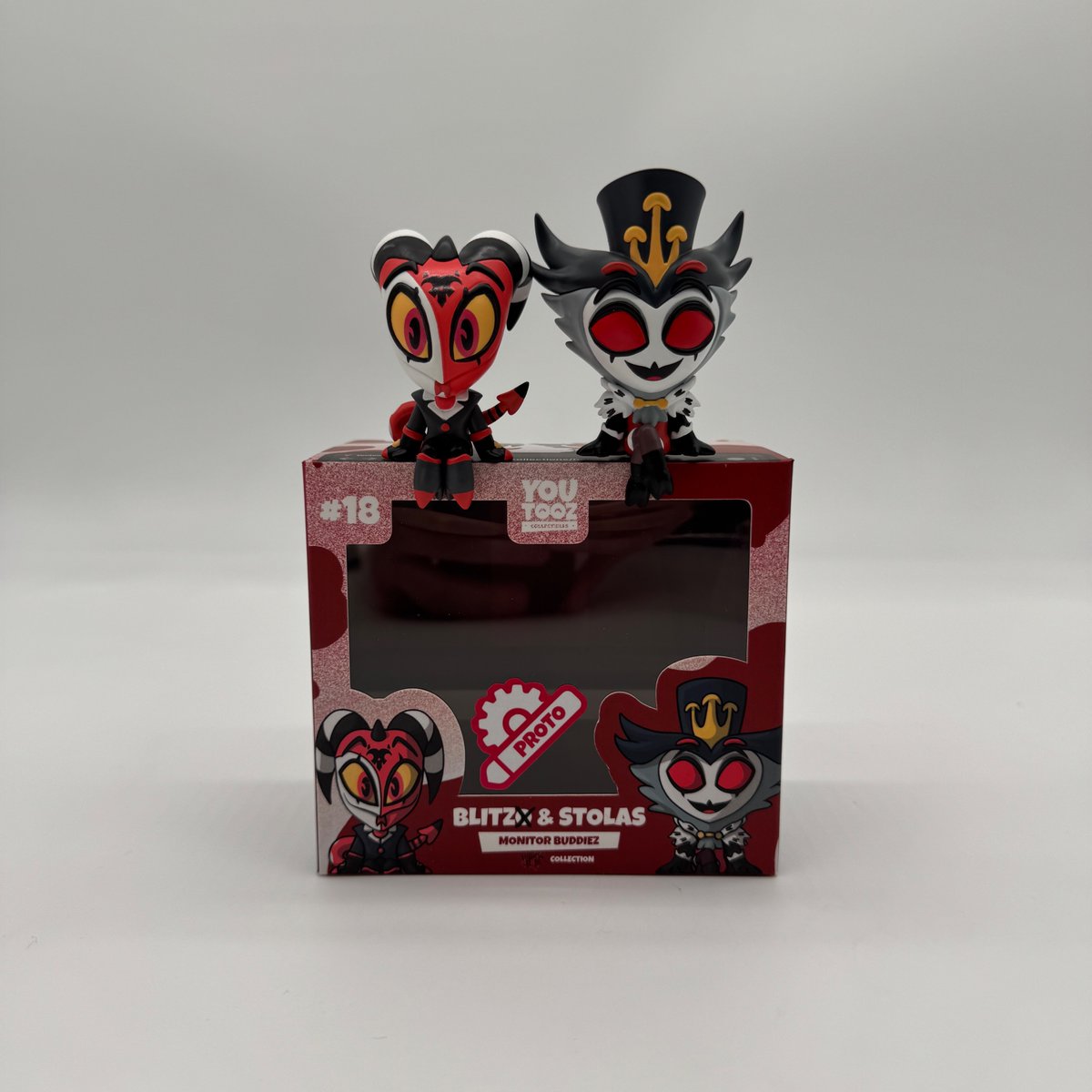 iaustinlong's tweet image. Giving away the Blitzo &amp;amp; Stolas #HelluvaBoss monitor buddiez prototype! 

To enter, retweet this post and reply with your favorite movie of all time 🎬

Winner announced Tuesday!