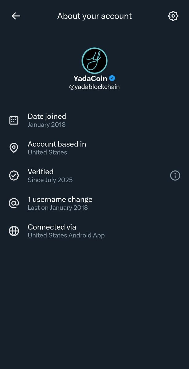 YadaCoin tweet media