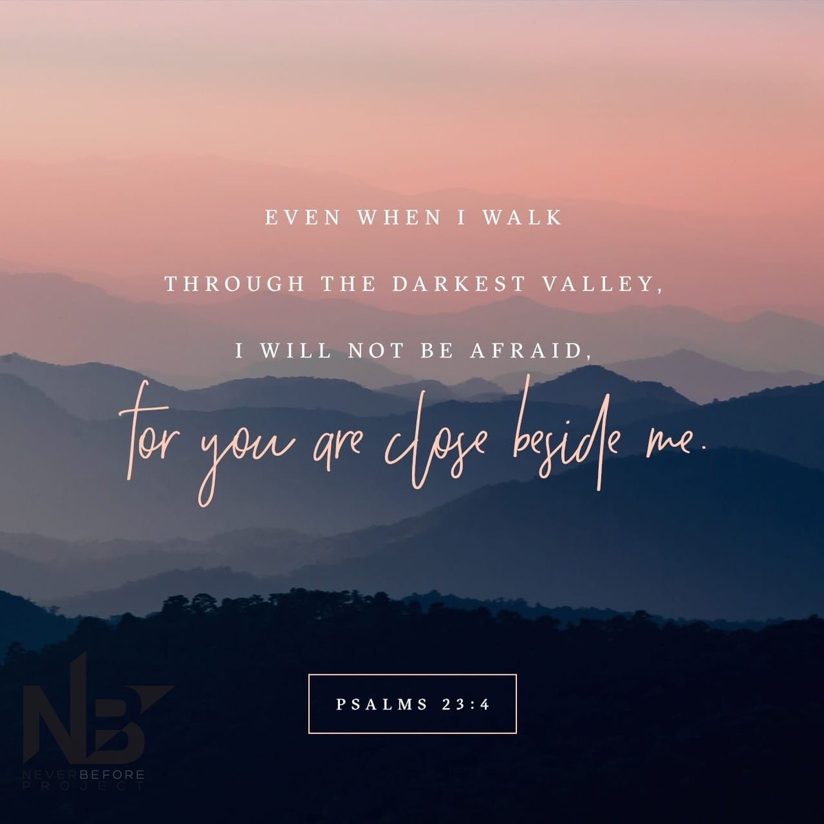 TheNeverBefore_'s tweet photo. Even in the valley of the shadow of death, God is near. His presence turns fear into peace and darkness into light. The valley is not forever—you’re walking through it, not stuck in it. Trust the Shepherd who leads, protects, and comforts. (Psalm 23:4 ESV)
—The Bearded Pastor https://t.co/vArGBGuyJy
