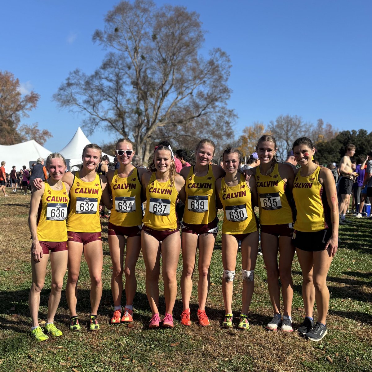 CALVIN_XCTF's tweet image. We are so proud of our women’s XC team for representing Calvin on the national stage, with four first-time national competitors! 

Sophie Bull ran another legendary race to earn her fifth-straight All-American honor! #legendstatus

#ArmorUp