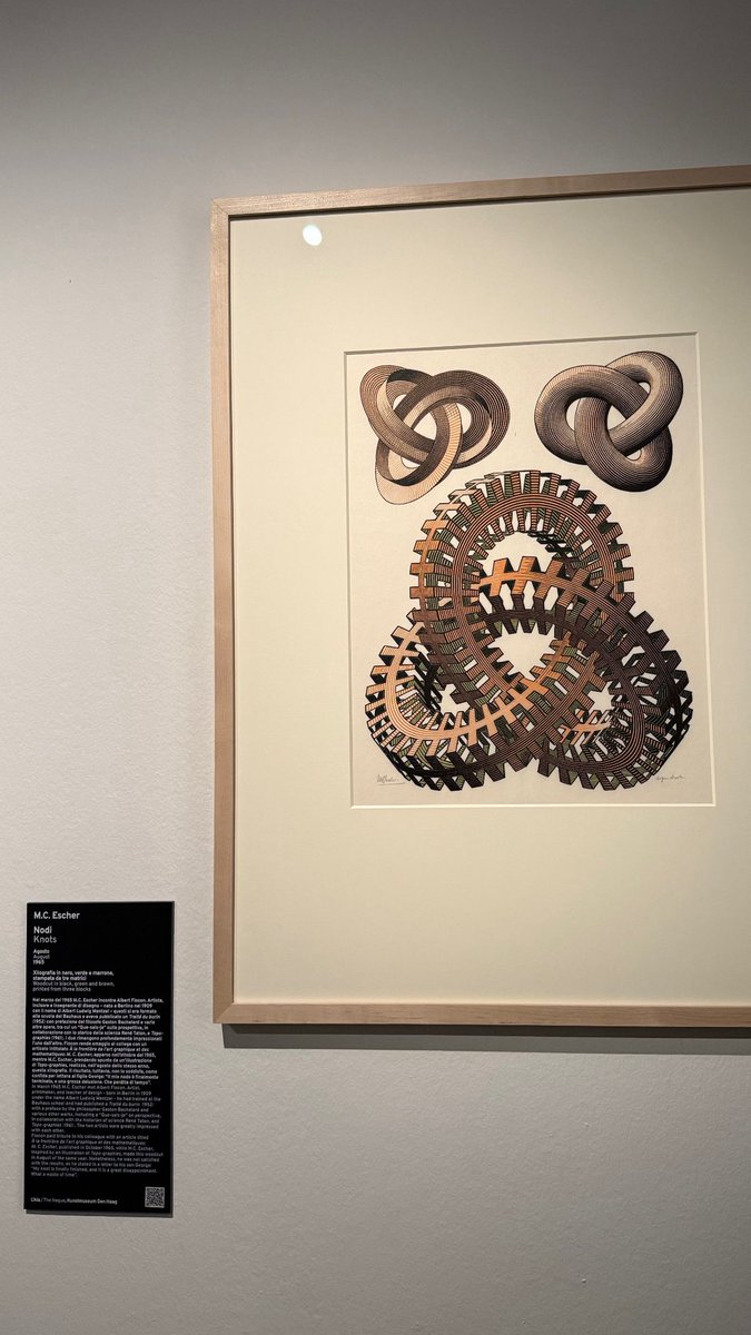 elsleightholm's tweet photo. yesterday i went to one of the most beautiful mathematical art exhibitions ever 

some posts + videos coming on this soon! https://t.co/A0O7hs1QqA