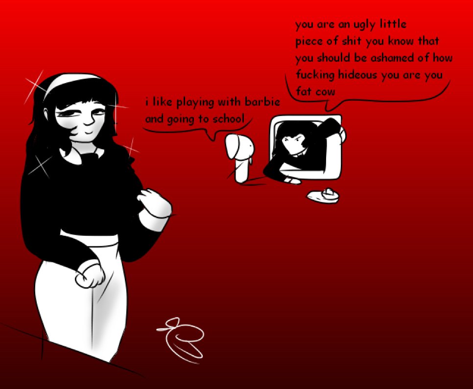 randomrabbit2nd's tweet image. She is very cool yknow Never mind the fact her entire life&apos;s purpose is to bully and fat shame children