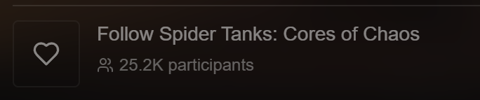 evenwave_'s tweet photo. Congrats to @GAMEDIA_GAMES for passing 25k followers in two weeks on @Immutable for Spider Tanks: Cores of Chaos! 🥳 This game is gonna be lit when it goes live December 8th!