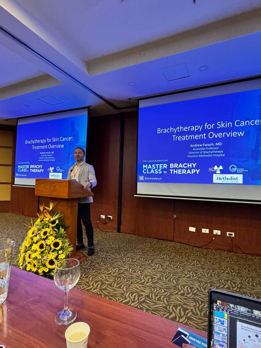 AndrewFarach's tweet photo. Absolutely incredible LATAM Masterclass in #Brachytherapy with new friends and colleagues. 350 attendees from 15+ countries and amazing passion for this life saving therapy. So well organized and fun! Definitely on the annual meeting list!

@AmericanBrachy https://t.co/I3RntmnY2B