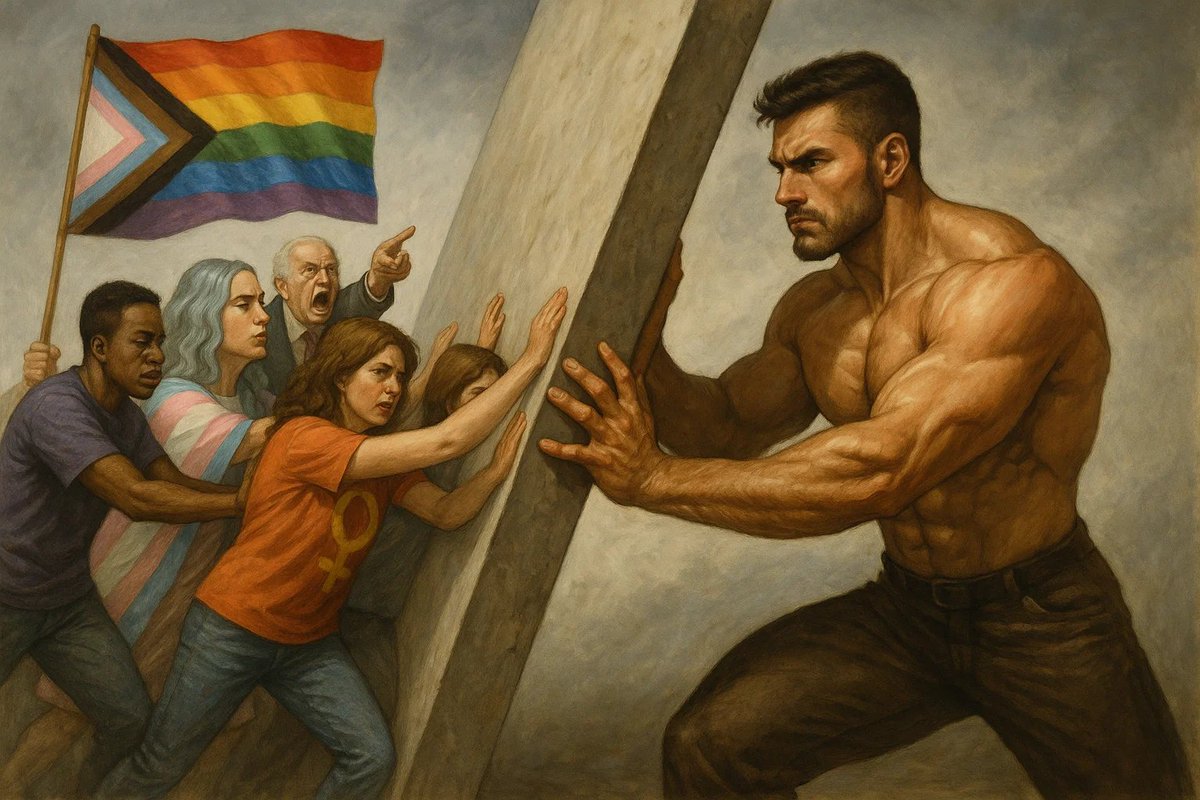 VERDAD INCÓMODA: 
La sociedad occidental está  hecha hoy día para minimizar el hombre y por eso... la cantidad de problemas, falta de dirección, blandez y sosería que se ve a modo general en básicamente todos los países.

El hombre es más necesario de lo que admiten, porque de la