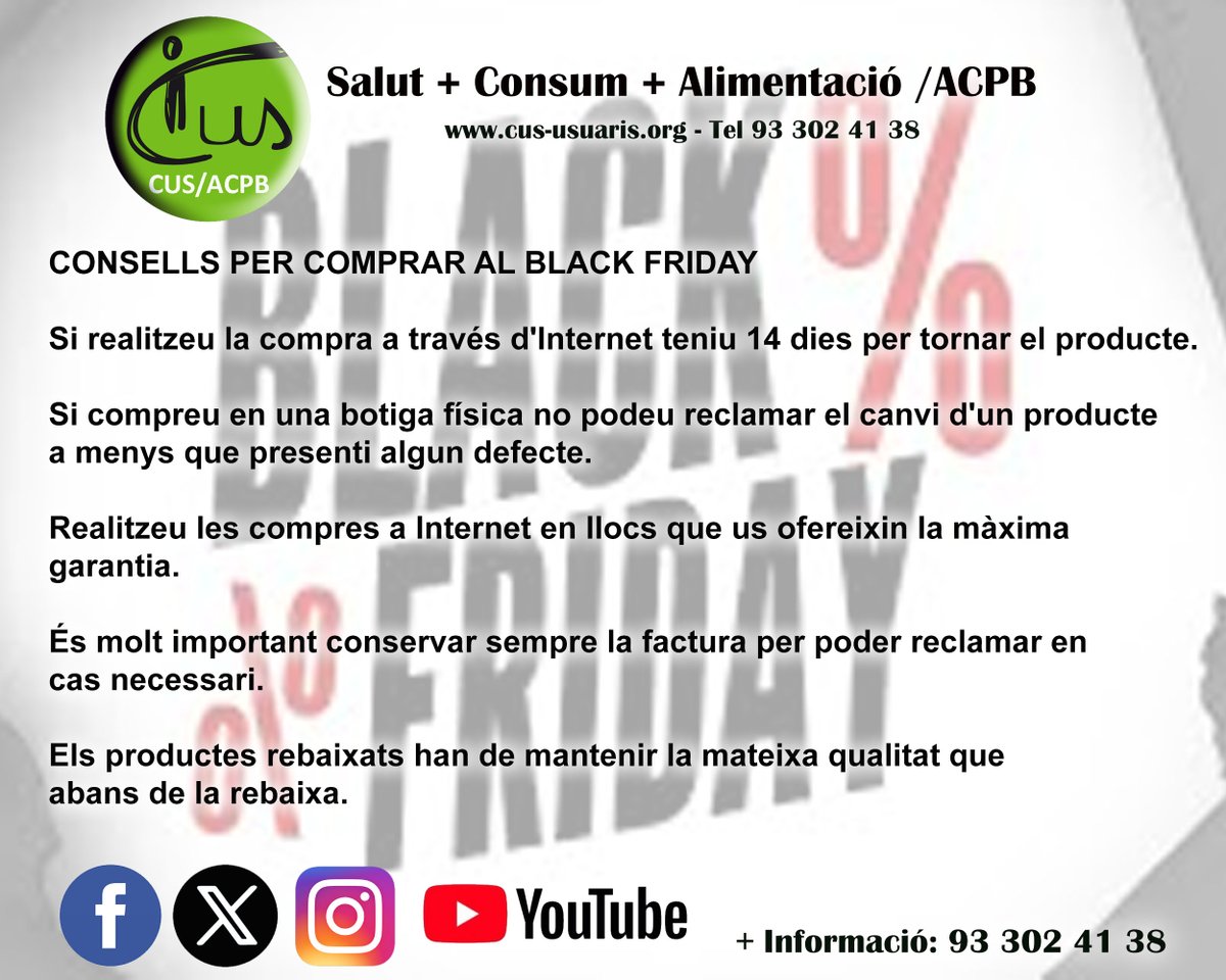 #CUS_Usuaris
#CUS_Consumidors
cus-usuaris.org
